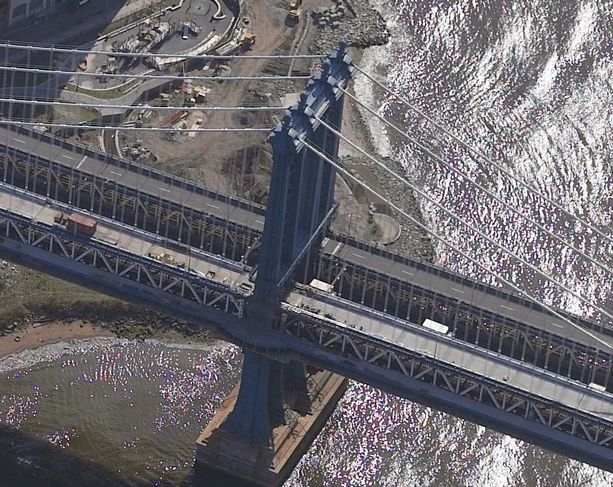 East River Bridges - Manhattan Bridge: cote manhattan - manhattan bridge 4